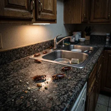 Restaurant Kitchen Reset — before